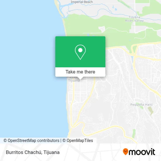 Burritos Chachú map