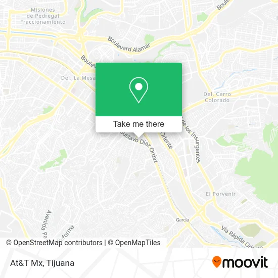 At&T Mx map
