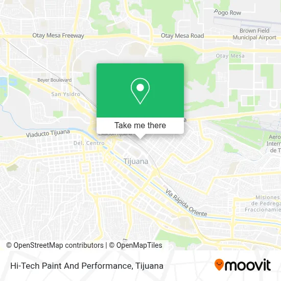 Hi-Tech Paint And Performance map