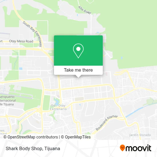 Shark Body Shop map