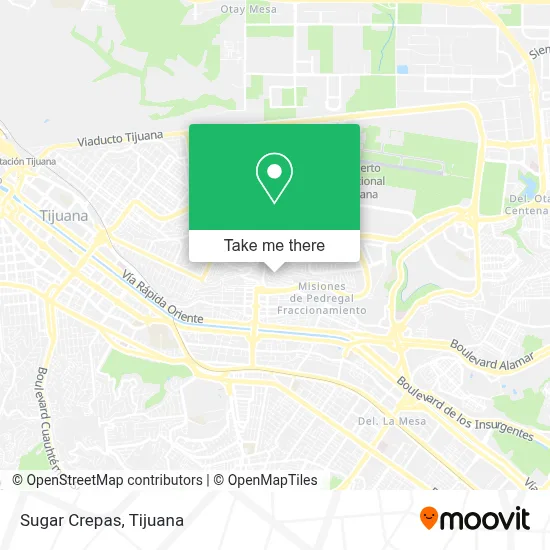 Sugar Crepas map