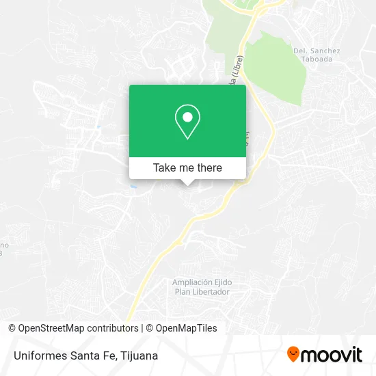 Uniformes Santa Fe map