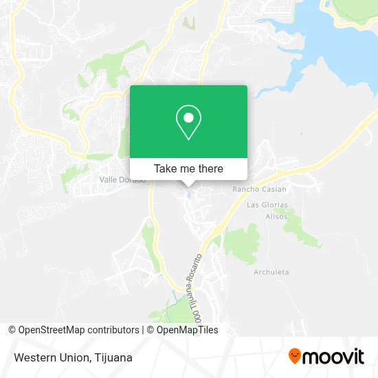 Western Union map