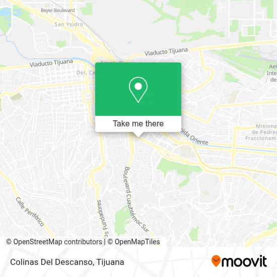 Colinas Del Descanso map