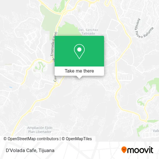 D'Volada Cafe map