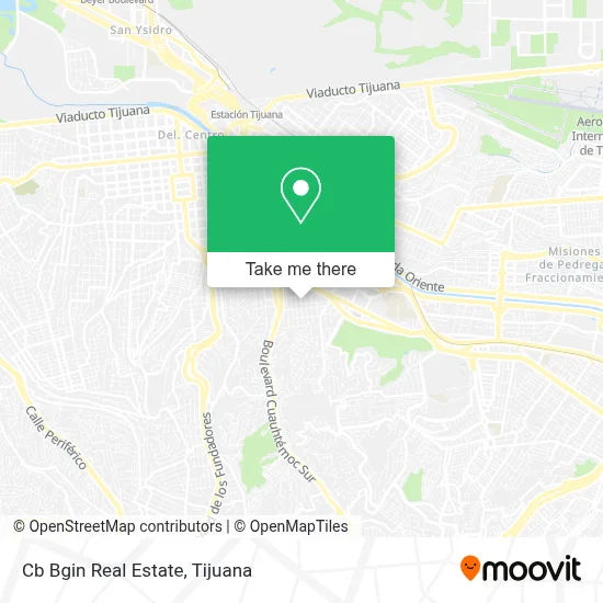 Cb Bgin Real Estate map