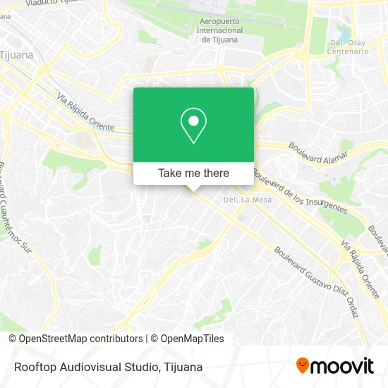 Rooftop Audiovisual Studio map