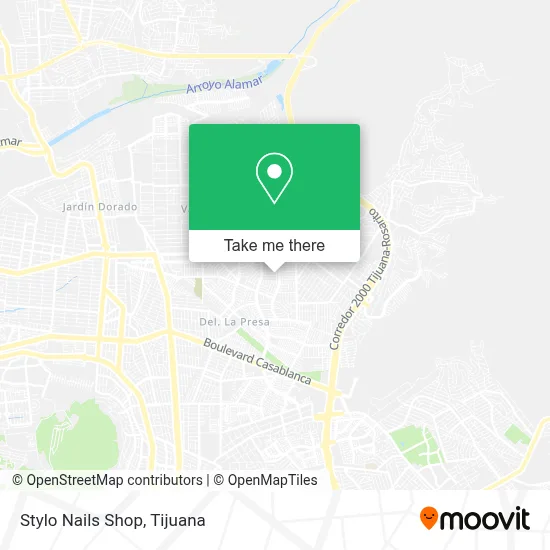 Stylo Nails Shop map
