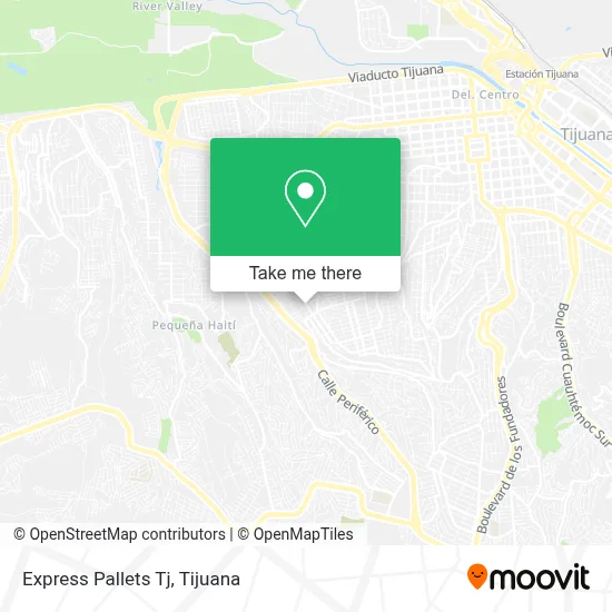 Express Pallets Tj map