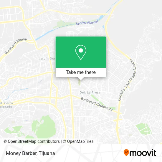 Money Barber map