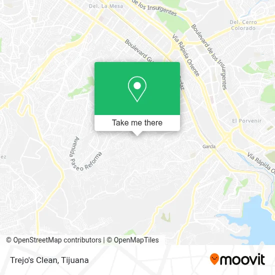 Trejo's Clean map
