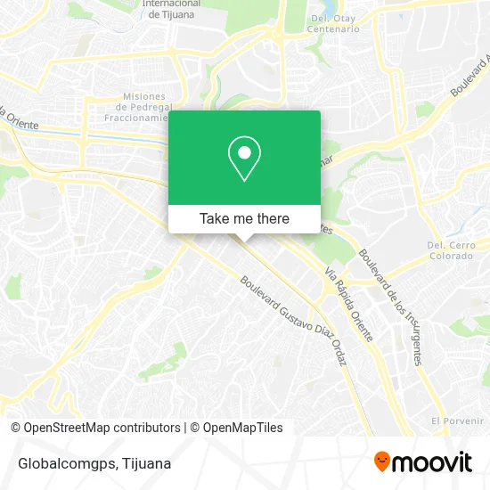 Globalcomgps map