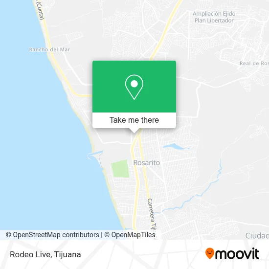 Rodeo Live map
