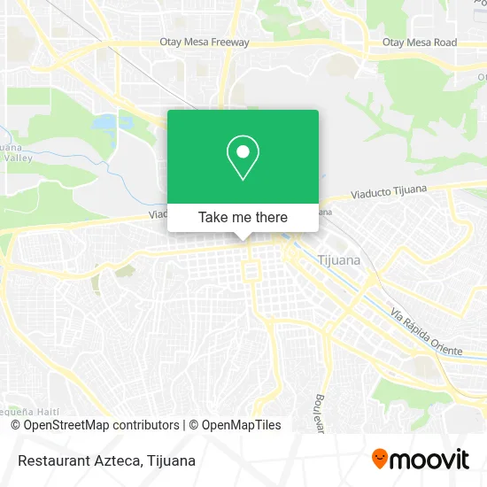 Restaurant Azteca map