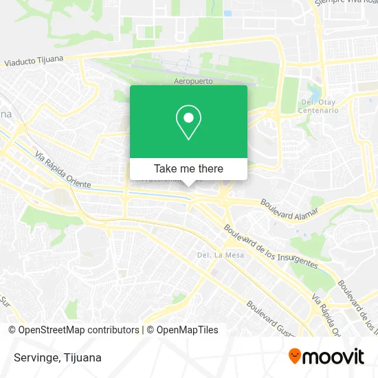 Servinge map