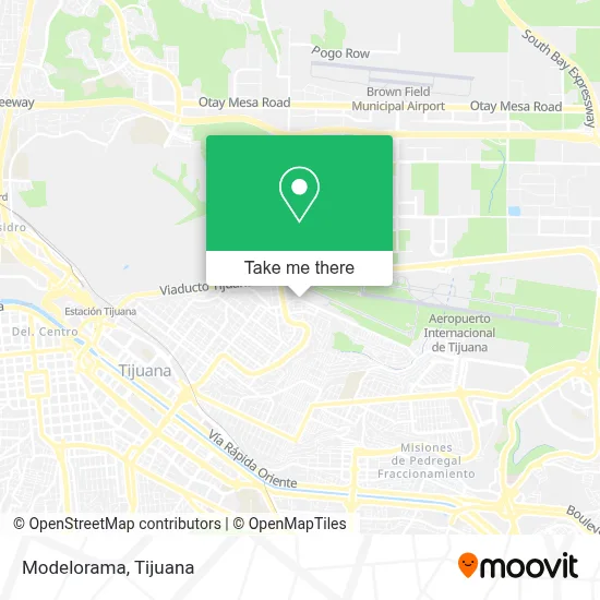Modelorama map