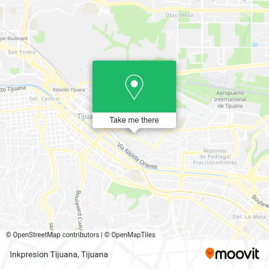 Inkpresion Tijuana map