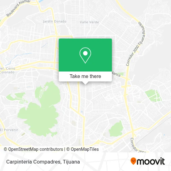 Carpintería Compadres map