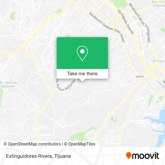 Extinguidores Rivera map