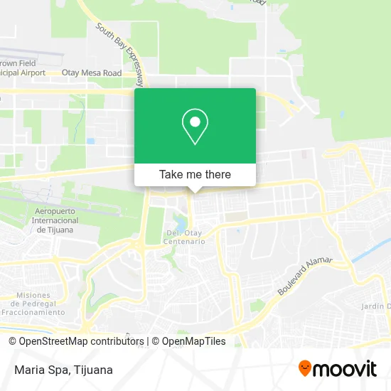 Maria Spa map