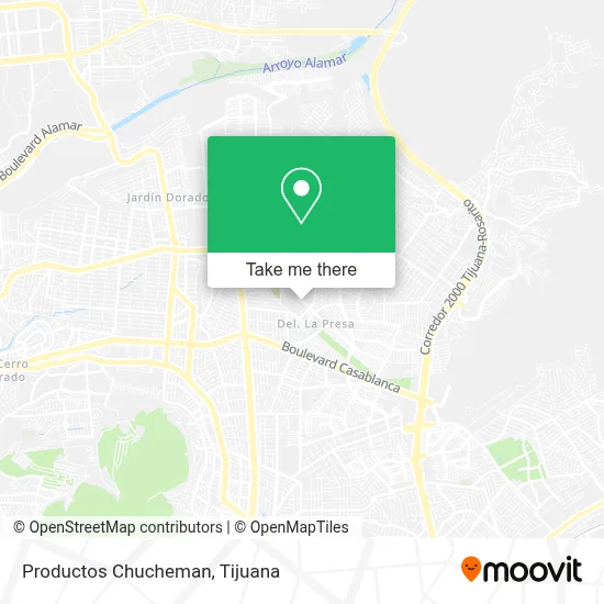 Productos Chucheman map