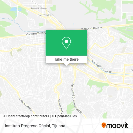 Instituto Progreso Oficial map