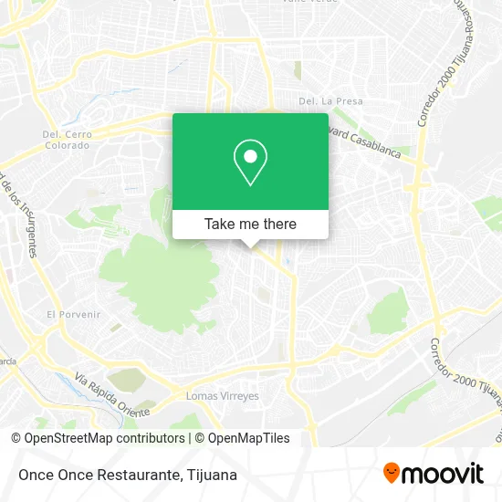 Once Once Restaurante map
