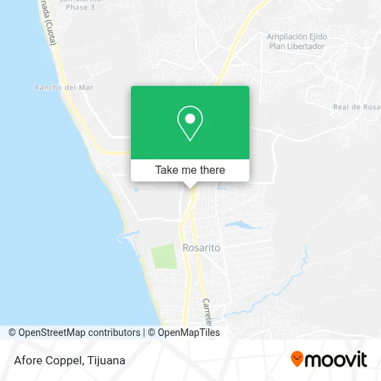 Afore Coppel map