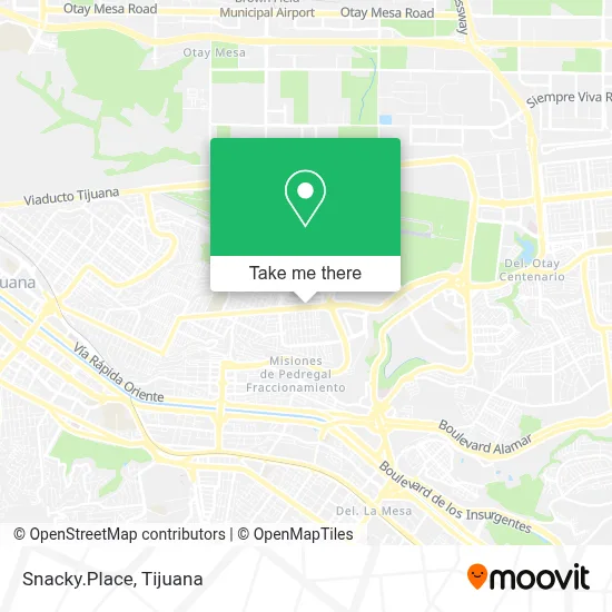 Snacky.Place map