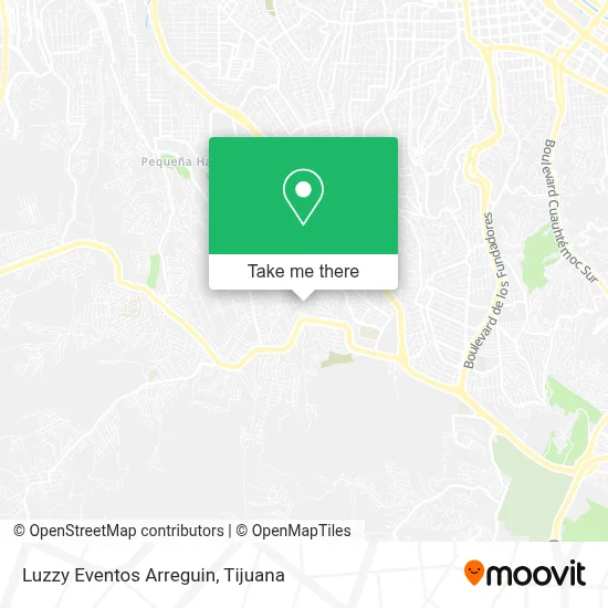 Luzzy Eventos Arreguin map