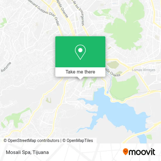 Mosali Spa map