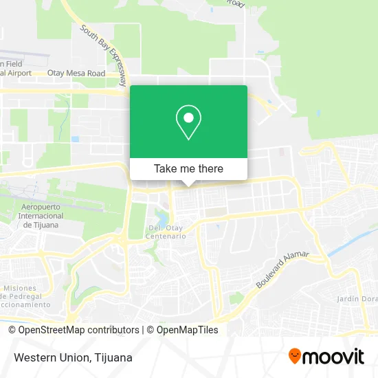 Western Union map