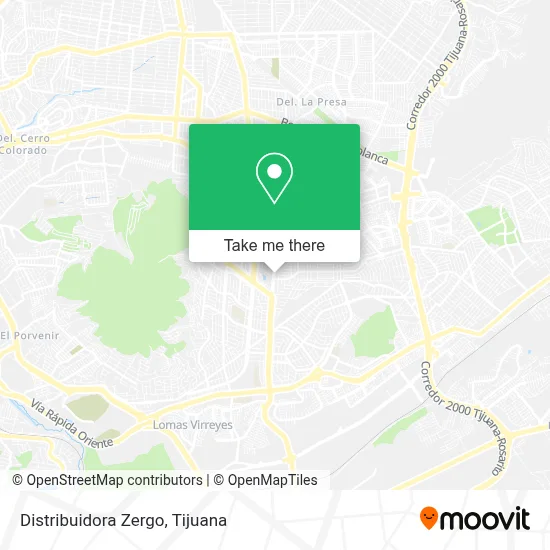Distribuidora Zergo map