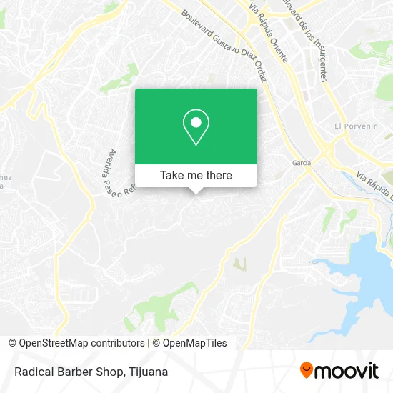 Radical Barber Shop map