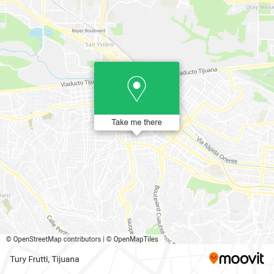 Tury Frutti map