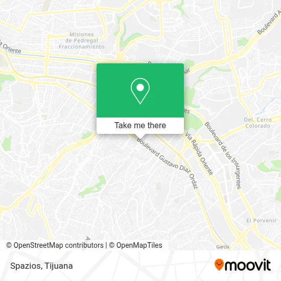 Spazios map
