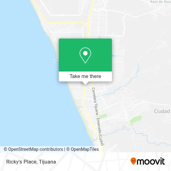 Ricky's Place map