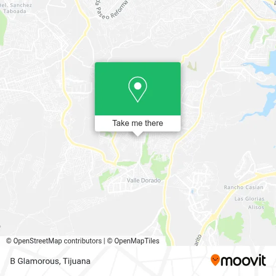 B Glamorous map
