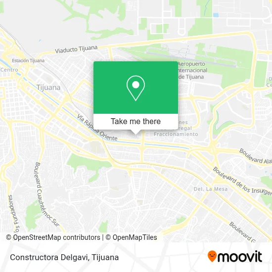 Constructora Delgavi map