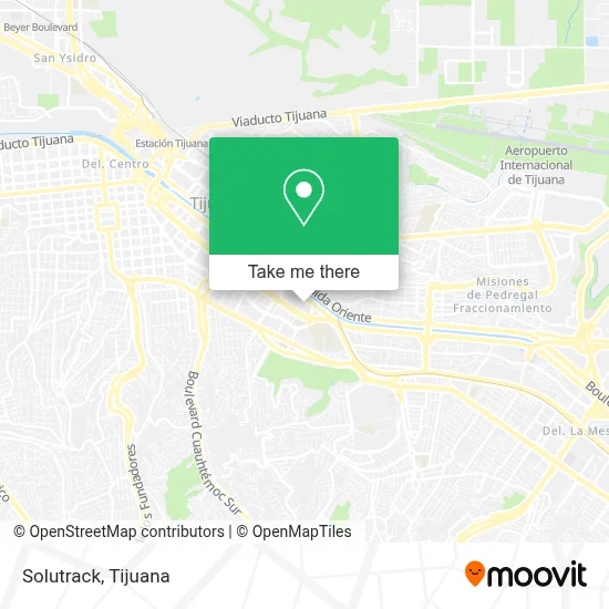 Solutrack map