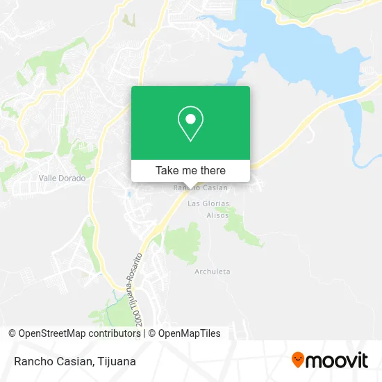 Rancho Casian map