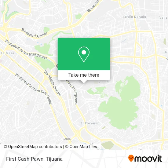 First Cash Pawn map