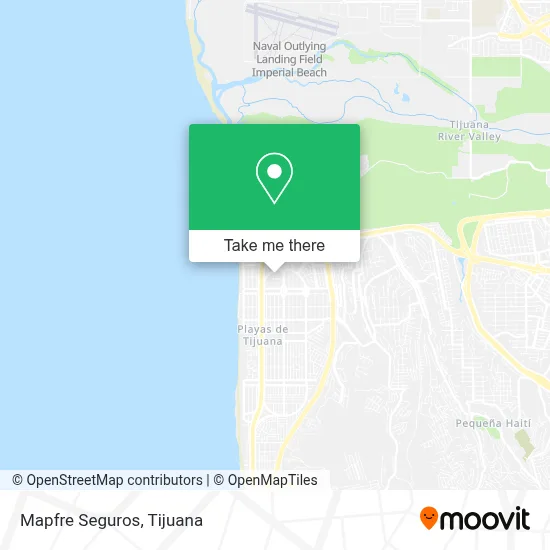 Mapfre Seguros map