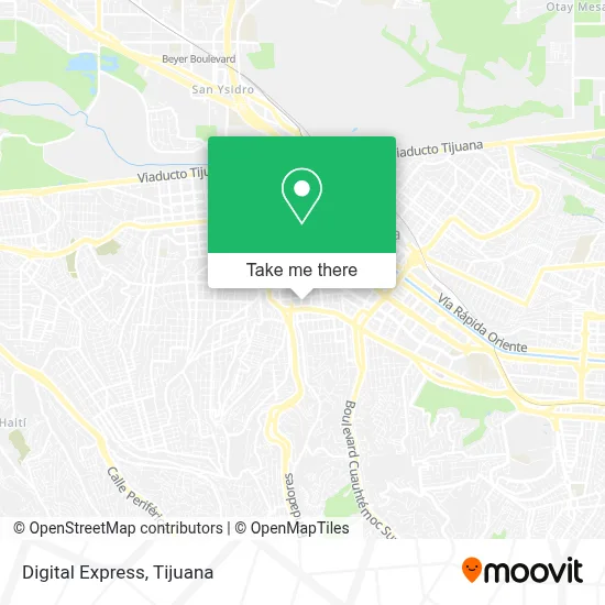 Digital Express map