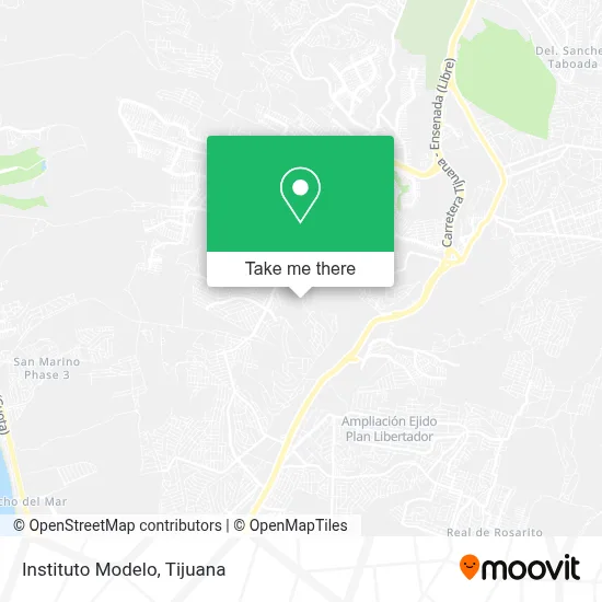 Instituto Modelo map