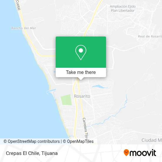 Crepas El Chile map