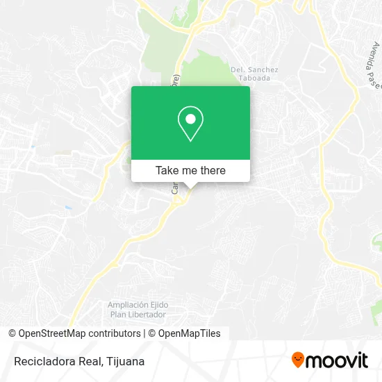 Recicladora Real map