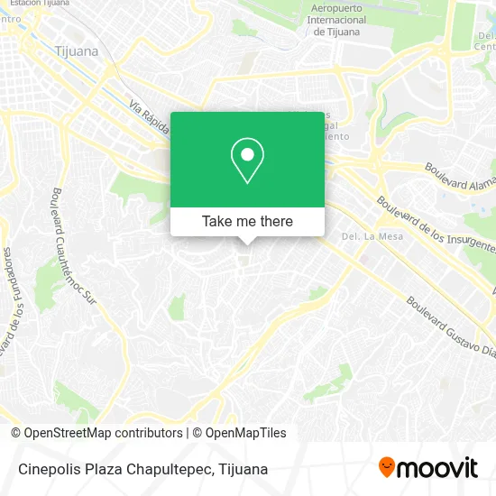 Cinepolis Plaza Chapultepec map
