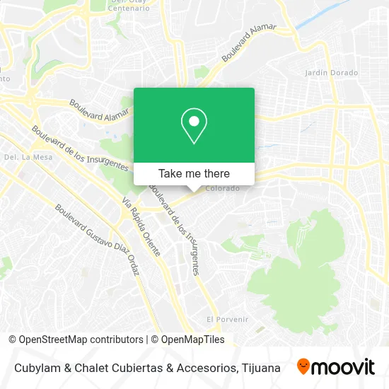 Cubylam & Chalet Cubiertas & Accesorios map