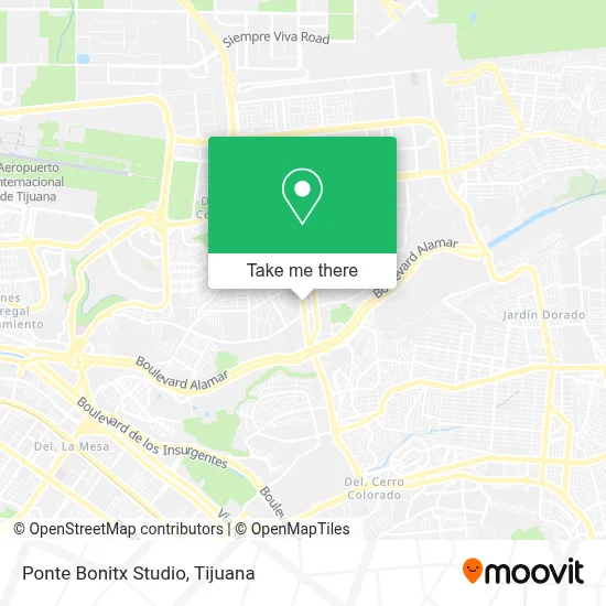 Ponte Bonitx Studio map